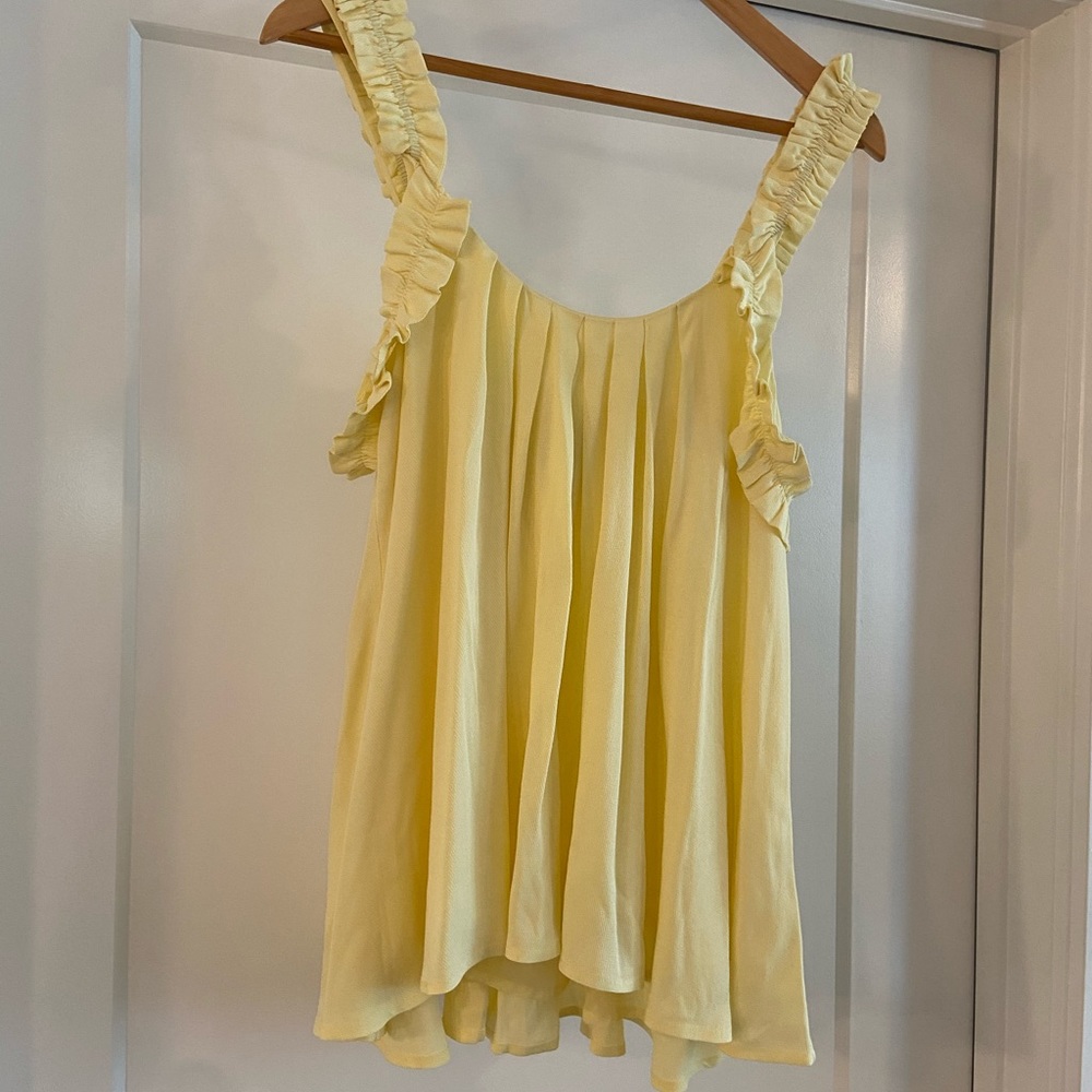 NWOT - Anthropologie Maeve Tank in  Yellow